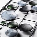 Decoratiune de perete, Camber, Metal, 90 x 32 x 4 cm, Multicolor