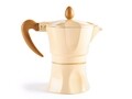 Cafetiera, Aroma Color, Excelsa, 3 cesti, aluminiu, crem