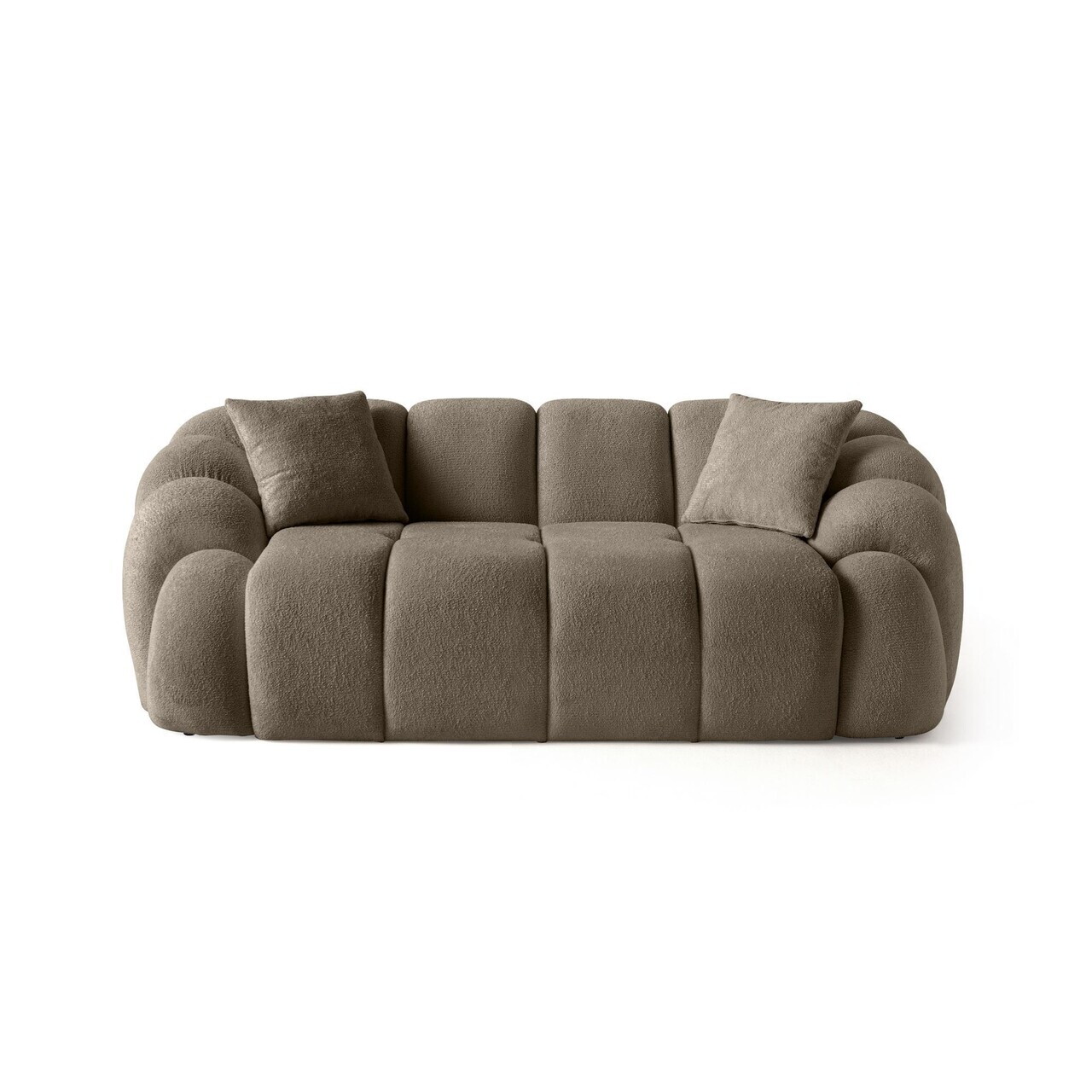 Canapea 2 locuri, Atelier del Sofa, 752EST2502, Lemn de carpen/PAL melaminat, Maro - view 4