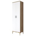 Dulap multifunctional, Rani, JE102, 60x198 cm, PAL, Nuc/Alb