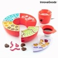 Aparat pentru fondue de ciocolata si jeleu 2 in 1, Yupot InnovaGoods, 40W, Ø32 x 9 cm