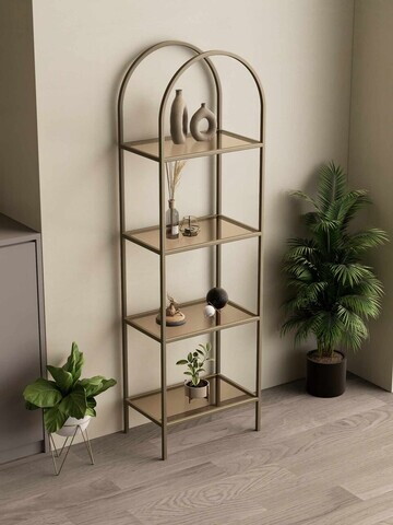 Corp biblioteca, Hanah Home, İdil, 47x158x30 cm, Antic / Bronz