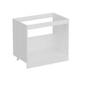 Dulap pentru bucatarie, Hanah Home, Minar, 90x87x58 cm, Alb / Antracit