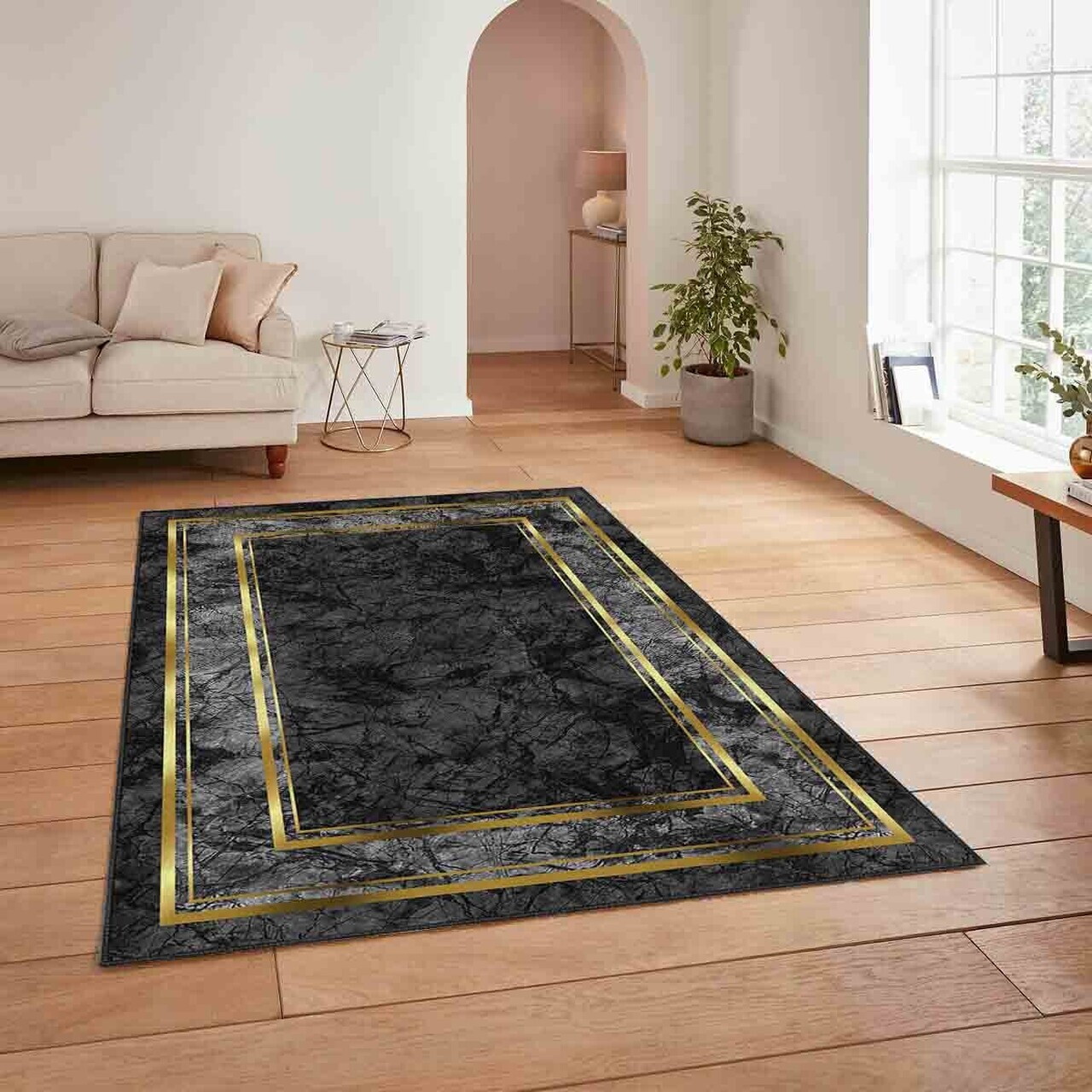 Covor HM-CRP25-38 140x220 cm Poliester Multicolor