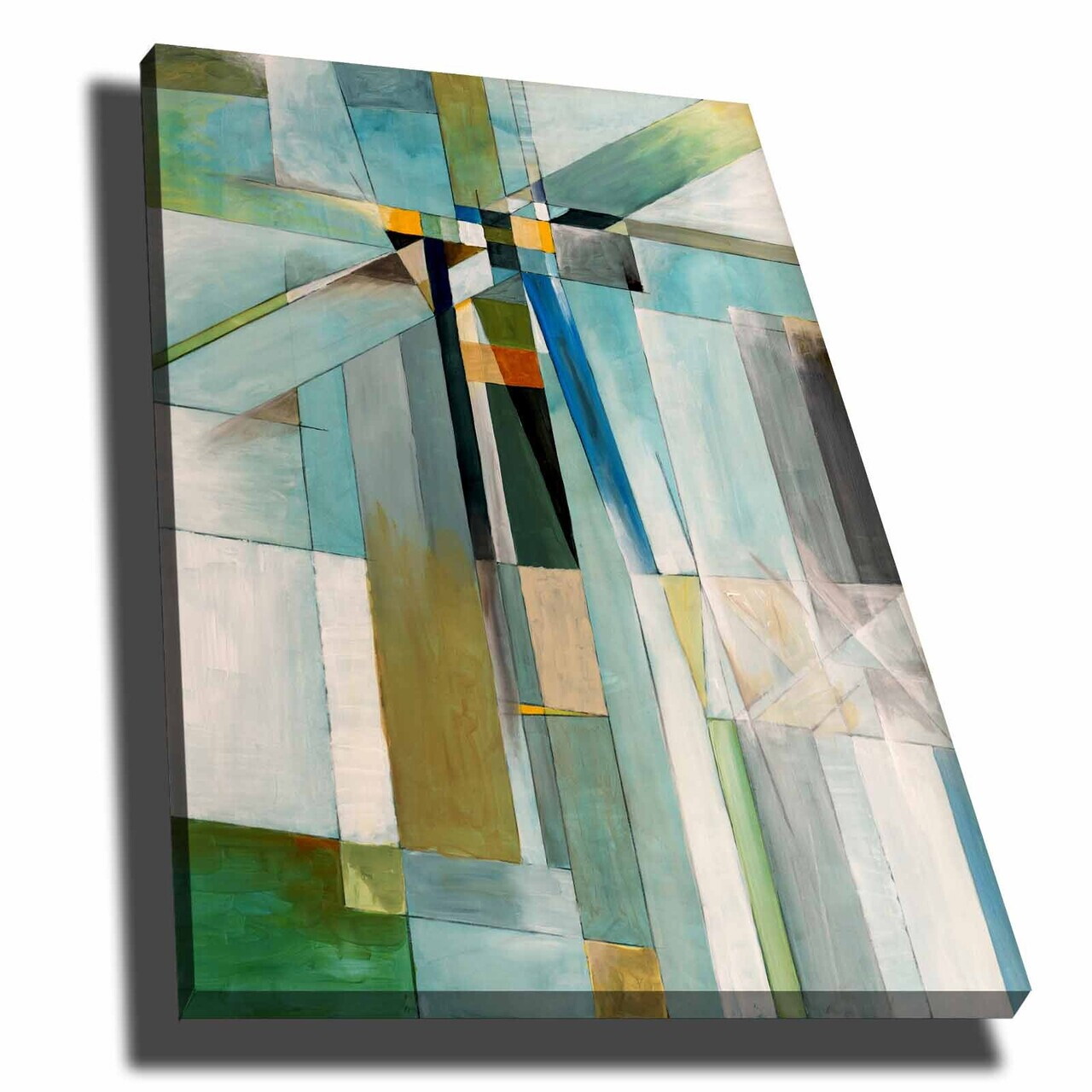 Tablou decorativ, 701002021C-015, PÂNZĂ DIN PIELE ÎNTOARSĂ, Lemn, Multicolor — imaginea 2