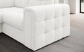Coltar extensibil stanga 5 locuri ELTAP, LT-01ROY, Blewett, 299x198x82 cm, lemn/poliester, alb