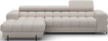Coltar extensibil dreapta 3 locuri ELTAP, LT-18ROY, Felro, 285x181x93 cm, lemn/poliester, bej
