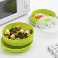 Aparat de gatit la abur pentru microunde InnovaGoods Steamer, 22 x 17 cm, polipropilena