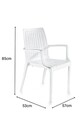 Scaun, Okko, Rattan, Alb
