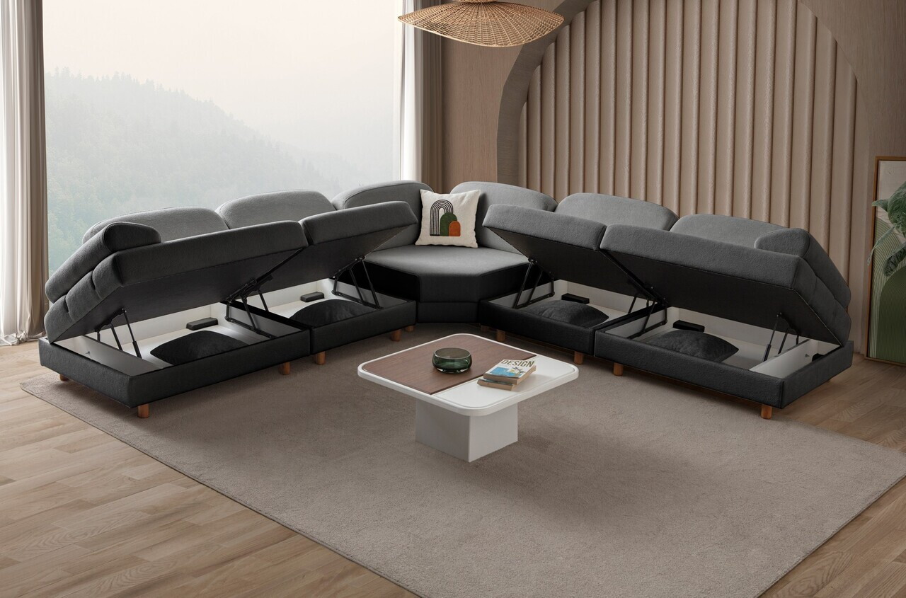 Coltar, Atelier del Sofa, 752EST1443, Antracit — imaginea 7
