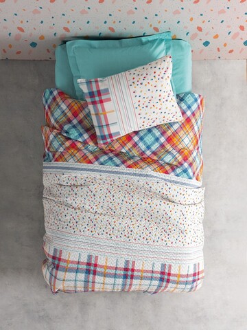 Lenjerie de pat pentru o persoana Young, Baniti v2 - Mint, Cotton Box, Bumbac