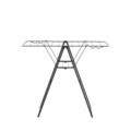Uscator de rufe, Brabantia, Hangon Matt, 15 m capacitate de uscare, otel, negru mat