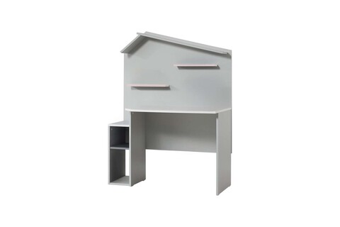 Birou, Hanah Home, Ayder, 112x149x62 cm, PAL, Roz / Gri