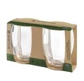 Set 2 pahare Doble, Ambition, 350 ml, sticla temperata, transparent