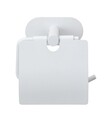 Suport pentru hartie igienica Orea, Wenko, 14x7x12.5 cm, inox, alb