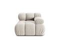 Modul dreapta pentru canapea, 1 loc, Bellis-51, Micadoni Home, 94x94x70 cm, catifea, bej inchis