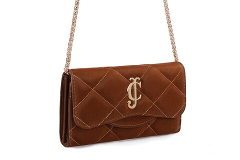 Geanta Juicy Couture 153, 23x5x12 cm, piele ecologica, tan