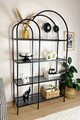 Corp biblioteca, Caliente, Twin, Negru / Fume