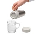 Sticla termos, Brabantia, Make&Take, 10x7.1x22.6 cm, 500 ml, otel, gri deschis