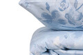 Lenjerie de pat dubla King (FR), Elena - Blue, Pearl Home, Bumbac Ranforce