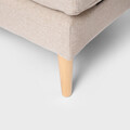 Coltar extensibil 3 locuri Mamalu, Homla, 197x82.5x86 cm, lemn/textil, bej