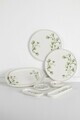 Set de mic dejun, Hermia, 208PEK1124, Portelan, Platou cu măsline: 25 cm (2 bucăți), Alb/Verde