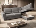 Coltar extensibil dreapta 3 locuri ELTAP, RT-04LO, Siber, 270x186x93 cm, lemn/poliester, gri