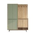Cuier de perete, Locelso, OS1-SY, Stejar / Verde