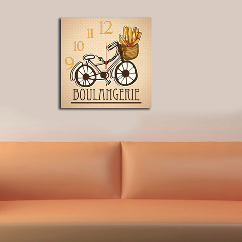 Ceas de perete, msk-15, mdf, dimensiune: 40 x 40 cm, multicolor