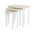 Set masute 3 piese, Tuvalle, Tuval 061, Crem