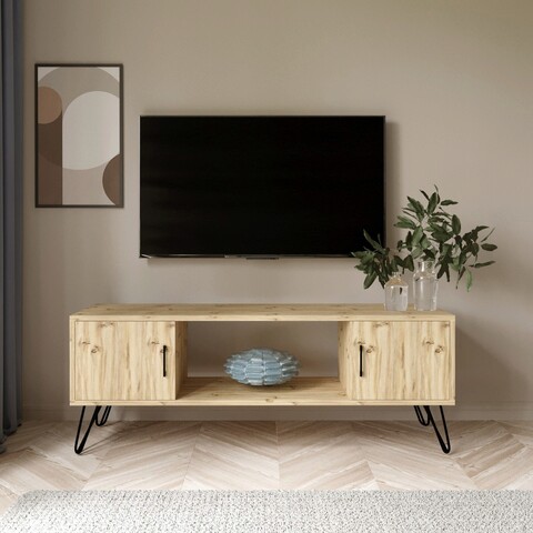 Comoda tv, lacivert, seyhan, 150x60x40 cm, stejar