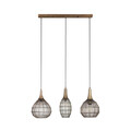 Lustra Soraya, TRIO, 80x26x150 cm, 10W, 3x E27, metal, bronz antic