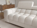 Coltar extensibil dreapta 3 locuri ELTAP, LT-01AMO, Felro, 285x181x93 cm, lemn/poliester, alb