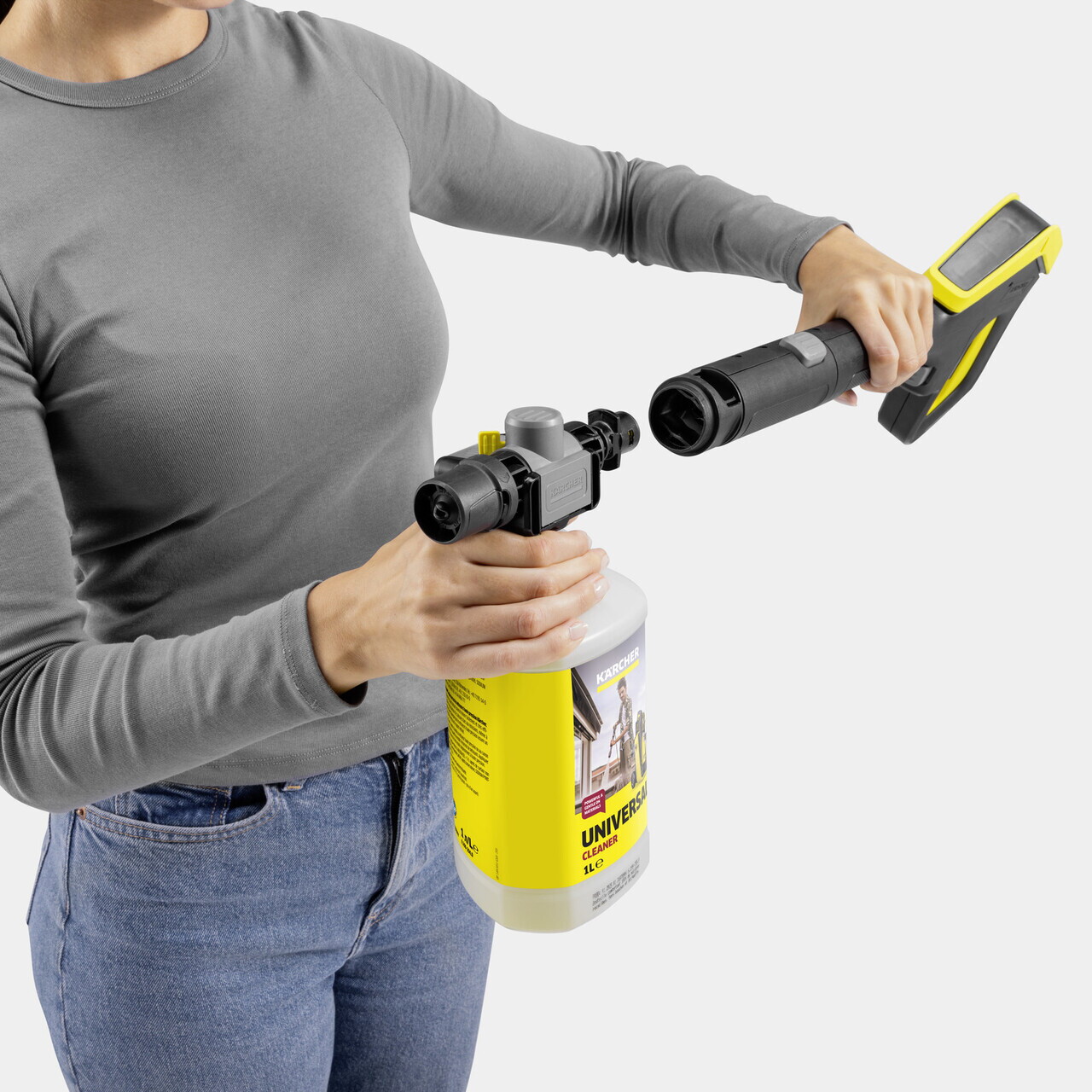 Aparat de spalat cu presiune K 5 Comfort Premium Connect, Karcher, galben — imaginea 4