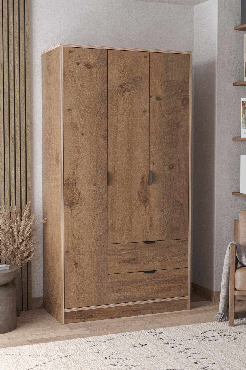 Dulap pentru haine, Hanah Home, Arden 3, 97x182x44 cm, Pinul Atlasului - view 2