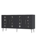 Consola, Olivia, Dome KB150, Antracit / Argintiu