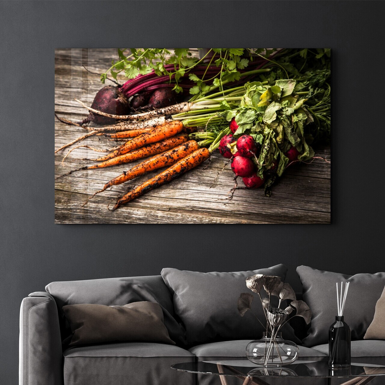 Tablou decorativ, OGLS-2016, Dimensiune: 35 x 55 cm, Multicolor