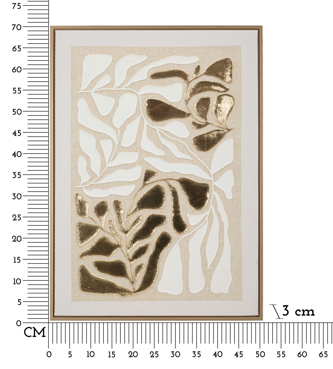 Tablou decorativ Goldy -B, Mauro Ferretti, 50x70 cm, canvas/lemn de pin/plastic, multicolor - 1 | YEO