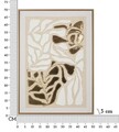 Tablou decorativ Goldy -B, Mauro Ferretti, 50x70 cm, canvas/lemn de pin/plastic, multicolor