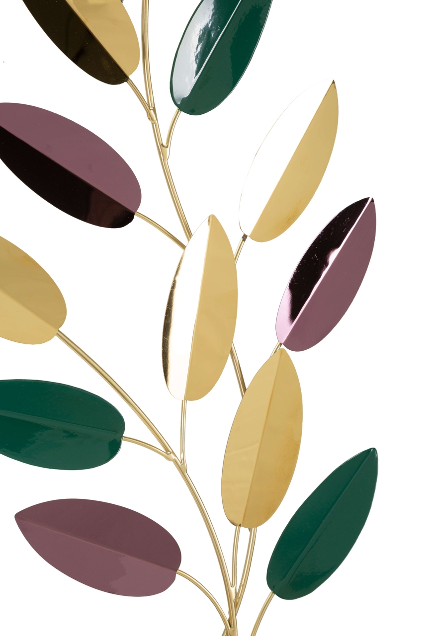 Decoratiune de perete Colorful, Mauro Ferretti, 31x1.9x61 cm, fier, multicolor