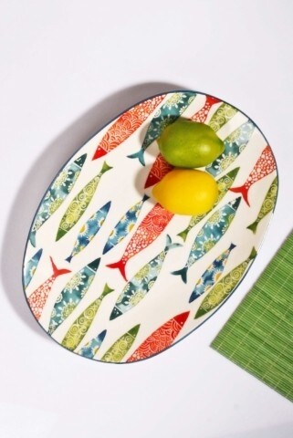 Platou, Kosova, Multicolor, ceramica, 30 cm