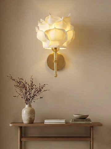 Aplica de perete, L'essentiel Maison, 627GNT1035, Crem / Auriu strălucitor