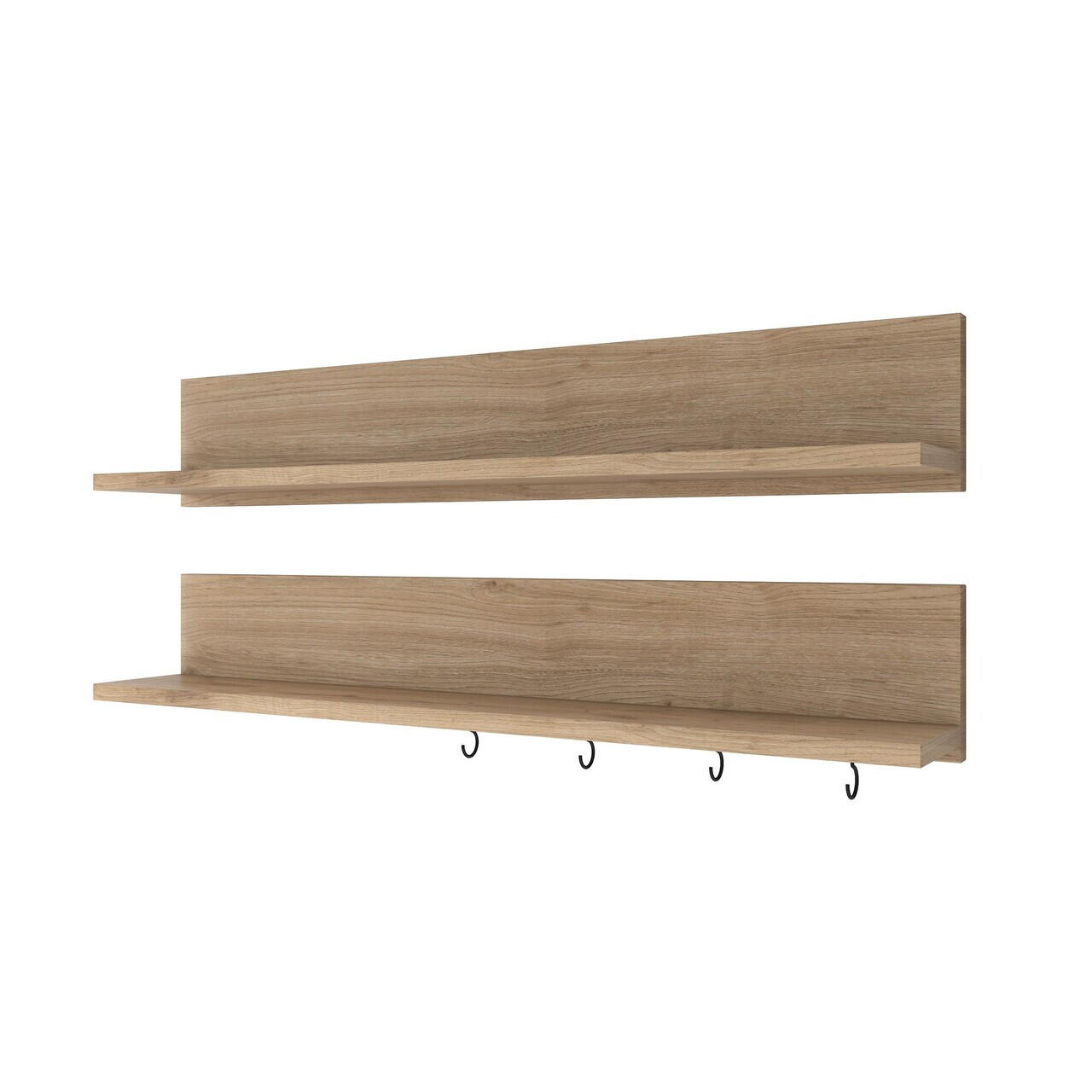 Raft de perete, Hanah Home, AE106, 90x15x14.8 cm, PAL melaminat, Maro - view 7