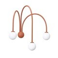 Aplica de perete, Opviq, 536NTD2141, Roz somon