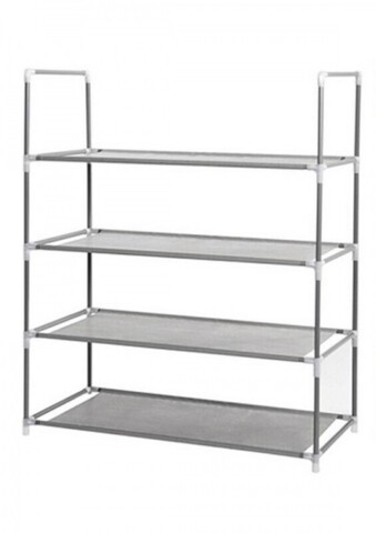 Raft pentru pantofi confortime, 4 nivele, 72x58x27 cm, metal