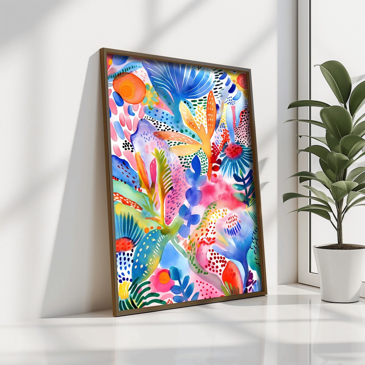 Tablou decorativ, GE022-L, Lemn, Multicolor - view 4