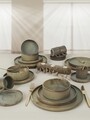 Serviciu de masa, 20 piese, TY038120F982A, Keramika, gresie, multicolor