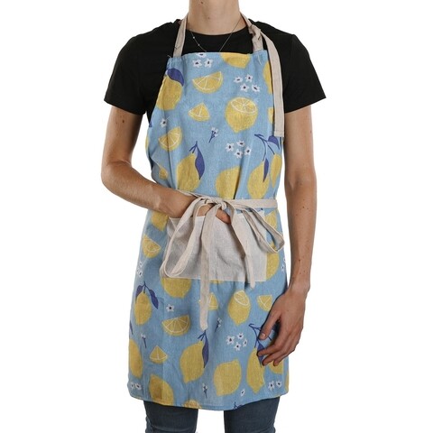 Sort de bucatarie Lemons, Versa, 80 x 70 cm, amestec bumbac