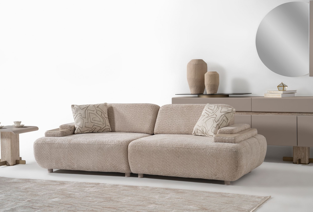 Canapea 3 locuri, Atelier del Sofa, 345DRX1101, Bej - view 2