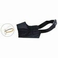Botnita pentru caini, Gloria Muzzle, marime 0 (10 cm), nailon, negru